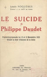 Le suicide de Philippe Daudet