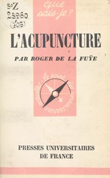 L'acupuncture