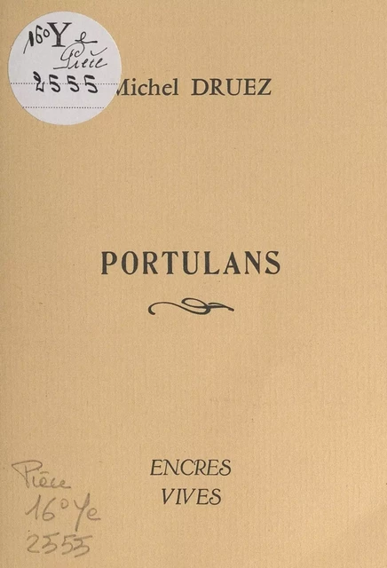 Portulans - Michel Druez - FeniXX réédition numérique