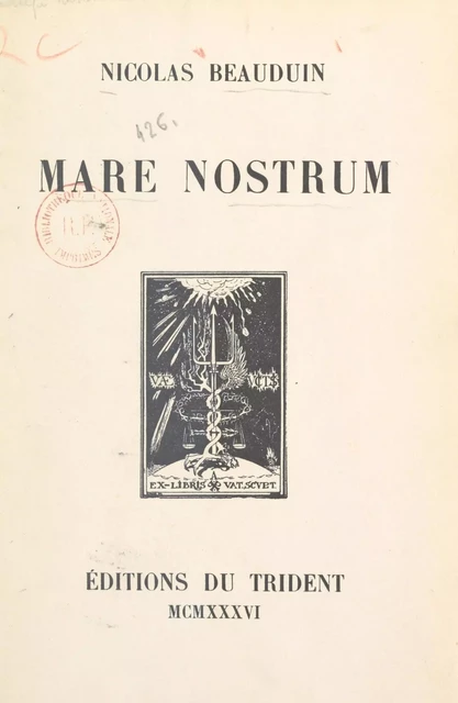 Mare nostrum - Nicolas Beauduin - FeniXX réédition numérique