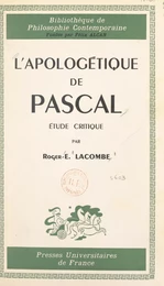 L'apologétique de Pascal