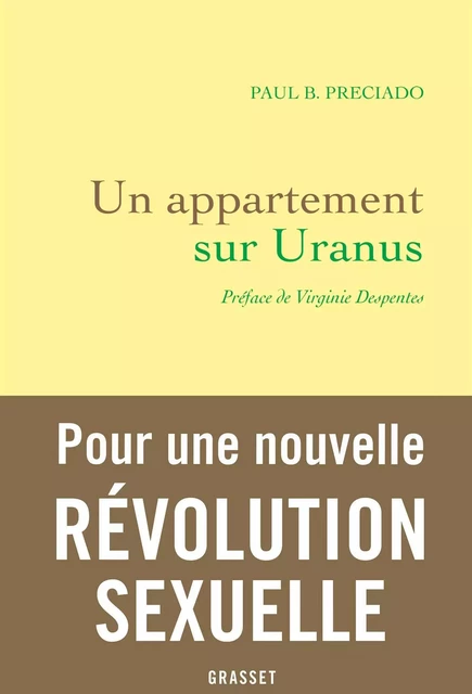 Un appartement sur Uranus - Paul B. Preciado - Grasset