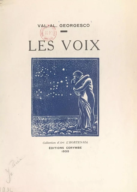 Les voix - Valentin Alexandru Georgesco - FeniXX réédition numérique