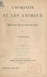 L'humanité et les animaux