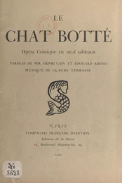 Le chat botté