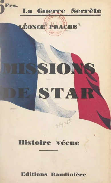 Missions de star - Léonce Prache - FeniXX réédition numérique