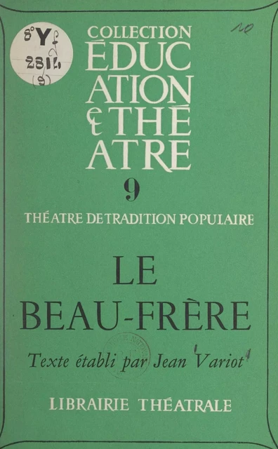 Le beau-frère - Jean Variot - FeniXX réédition numérique