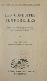 Les conduites temporelles