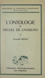 L'ontologie de Miguel de Unamuno