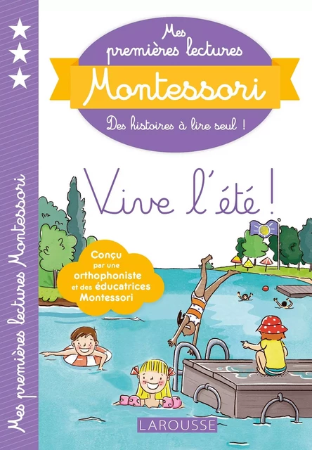 Mes premières lectures Montessori, Vive l'été ! - Julie Rinaldi, Christine Nougarolles, Anaïs Galon - Larousse