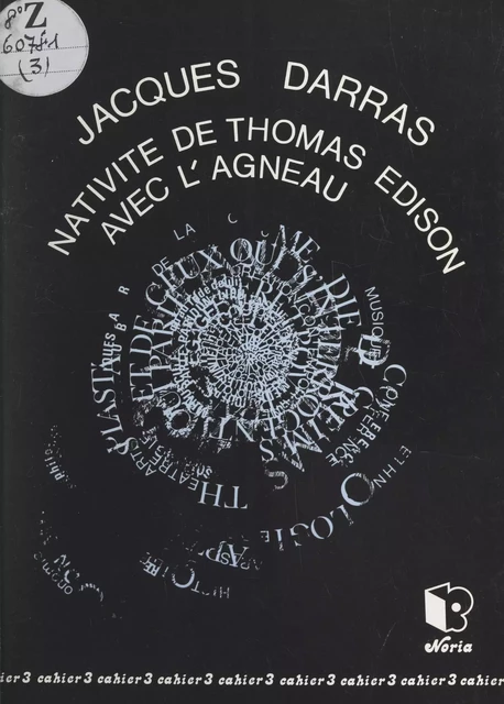 Nativité de Thomas Edison avec l'agneau - Jacques Darras - FeniXX réédition numérique