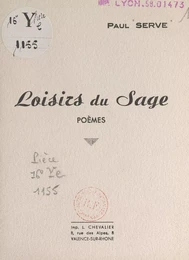 Loisirs du sage