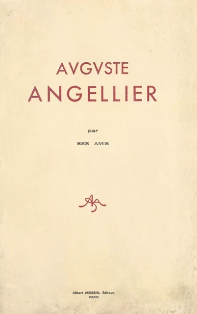 Auguste Angellier -  Collectif - FeniXX réédition numérique