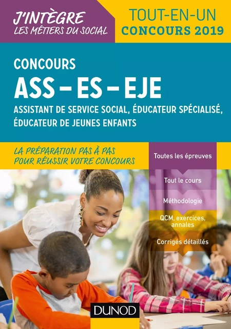 Concours ASS-ES-EJE - Tout-en-un - Concours 2019 - Marie Billet, Christine Gendre - Dunod