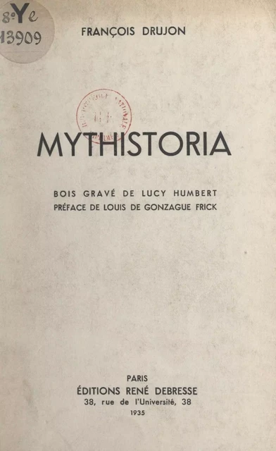 Mythistoria - François Drujon - FeniXX réédition numérique