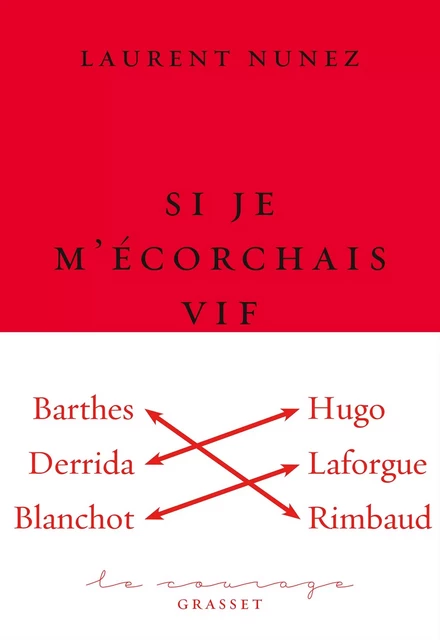 Si je m'écorchais vif - Laurent Nunez - Grasset