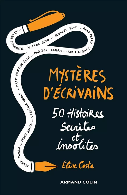 Mystères d'écrivains - Élise Costa - Armand Colin