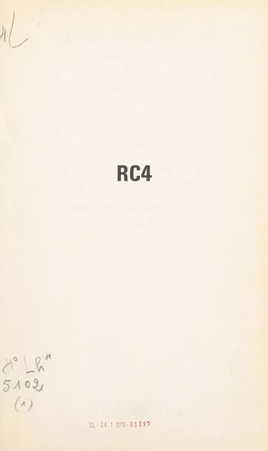 RC4 : Indochine 1950, la tragédie de l'évacuation de Cao Bang - Pierre Charton - FeniXX réédition numérique