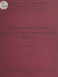 Pouvoir portant d'un solide composé de deux couches plastiques différentes