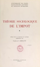 Théorie sociologique de l'impôt