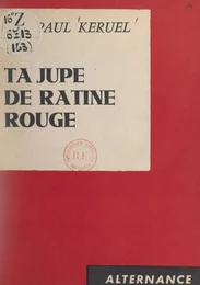 Ta jupe de ratine rouge