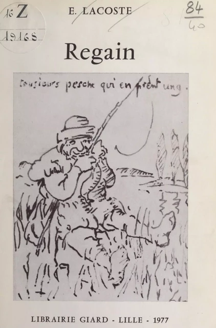 Regain - Edmond Lacoste - FeniXX réédition numérique