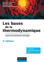 Les bases de la thermodynamique - 3e éd.