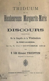 Triduum de la bienheureuse Marguerite-Marie