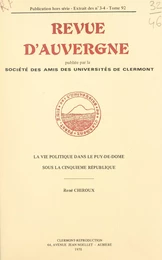 La vie politique dans le Puy-de-Dôme sous la Cinquième République