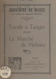 Souvenirs du Maroc : escale à Tanger, le marché de Meknès