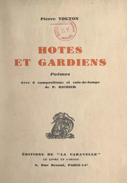 Hôtes et gardiens - Pierre Touton - FeniXX réédition numérique