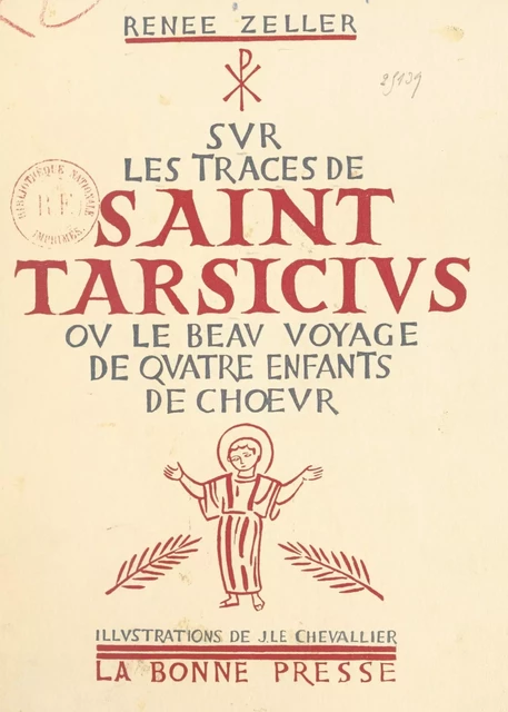 Sur les traces de Saint Tarsicius - Renée Zeller - FeniXX réédition numérique