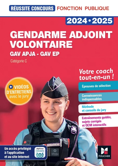 Réussite Concours - Gendarme adjoint volontaire - APJA  et EP- 2024-2025 - Préparation complète - Philippe Alban, Valérie Beal, Florence Abdoul-Dorion, Marianne Fougère - Foucher