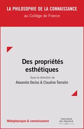 Des propriétés esthétiques