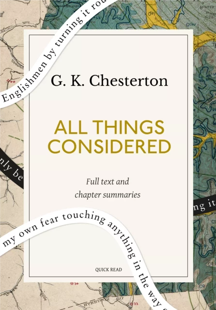 All Things Considered: A Quick Read edition - Quick Read, G. K. Chesterton - Quick Read