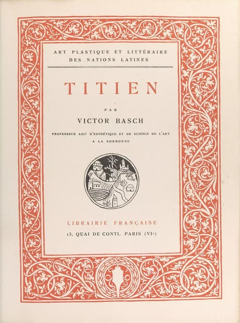 Titien - Victor Basch - FeniXX réédition numérique