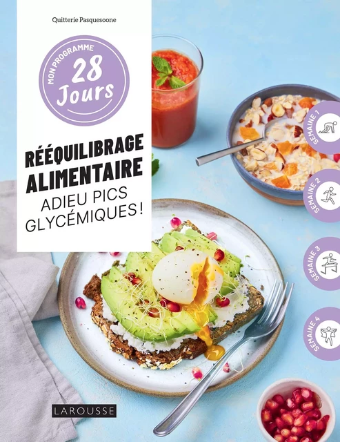 Rééquilibrage alimentaire, adieu pics glycémiques ! - Quitterie Pasquesoone - Larousse