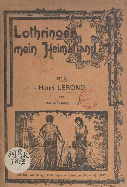 Henri Lerond - François Goldschmitt - FeniXX réédition numérique