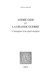 André Gide et la Grande Guerre