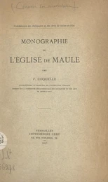 Monographie de l'église de Maule