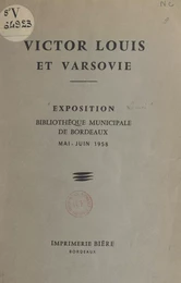 Victor Louis et Varsovie