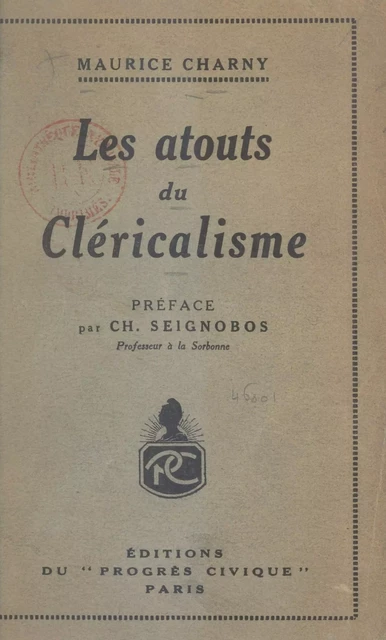 Les atouts du cléricalisme - Maurice Charny - FeniXX réédition numérique