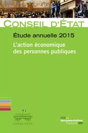 L'action économique des personnes publiques