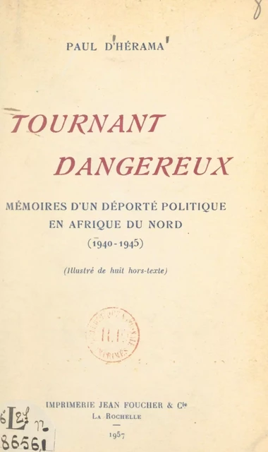 Tournant dangereux - Paul d'Hérama - FeniXX réédition numérique