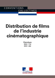 Distribution de films de l'industrie cinématographique (employés et ouvriers et cadres et agents de maîtrise)