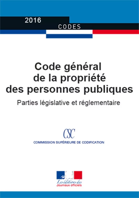 Code général de la propriété des personnes publiques - Journaux Officiels - Journaux officiels