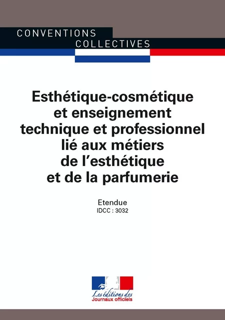 Esthétique-cosmétique et enseignement technique et professionnel lié aux métiers de l'esthétique et de la parfumerie - Journaux Officiels - Journaux officiels