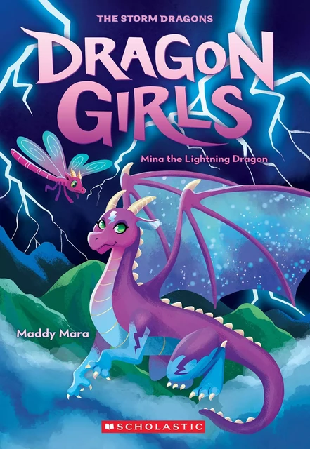 Mina the Lightning Dragon (Dragon Girls #14) - Maddy Mara - Scholastic Inc.