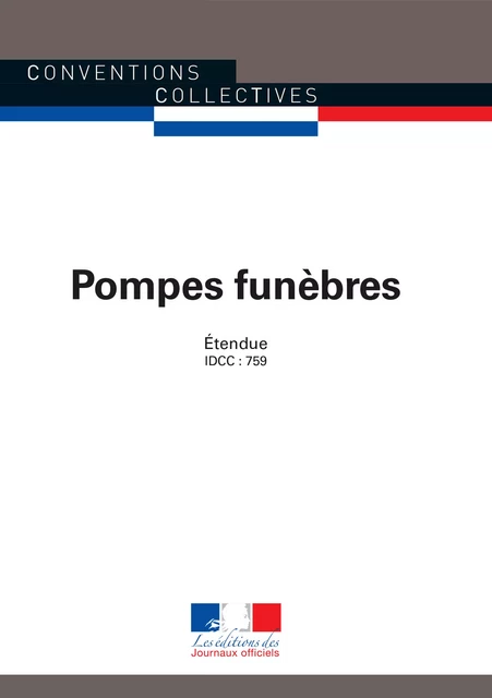 Pompes funèbres - Journaux Officiels - Journaux officiels