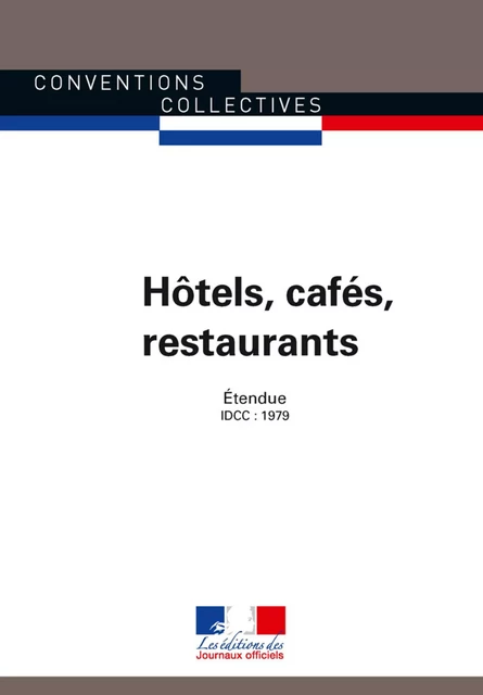 Hôtels, cafés, restaurants - Journaux Officiels - Journaux officiels